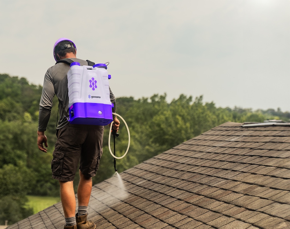 Go Nano Roof Spray Application